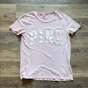 Pink Victoria's Secret Light Pink T-Shirt